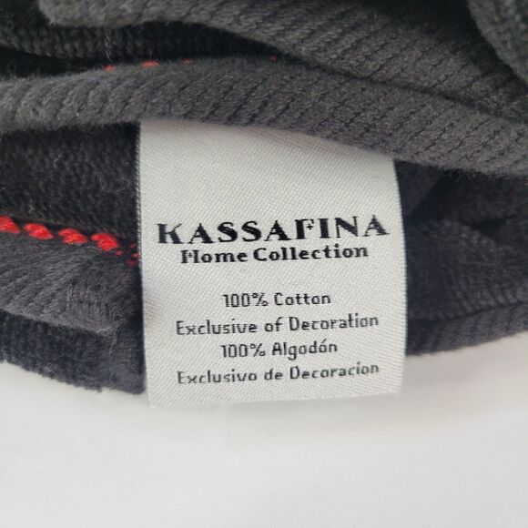 Set of  2 Vampire Shiny Lips Fangs Black Hand Towels Red Blood Halloween Gothic - Picture 8 of 10